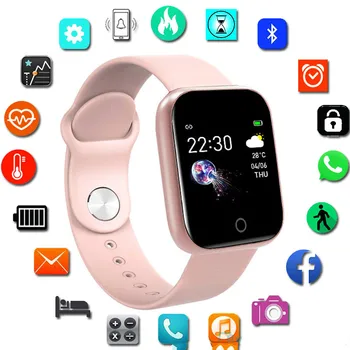 

Smart Watch Men Women Fashion Heart Rate Monitoring Smartwatch Electronics Smart Clock Fitness Tracker Smartwatch fr Android iOS
