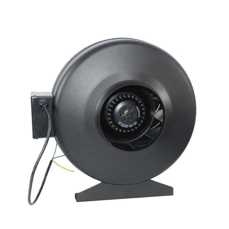 

Round Pipeline Fan Low Noise Kitchen Restaurant Fume Fan Exhaust Box Mute Boost Energy Centrifugation Fan Smoke Extraction Tool
