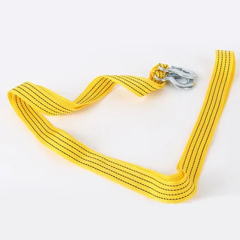 

Heavy Duty Tow Strap Forged hooks 3 tons Off-road Vehicle Safety latch