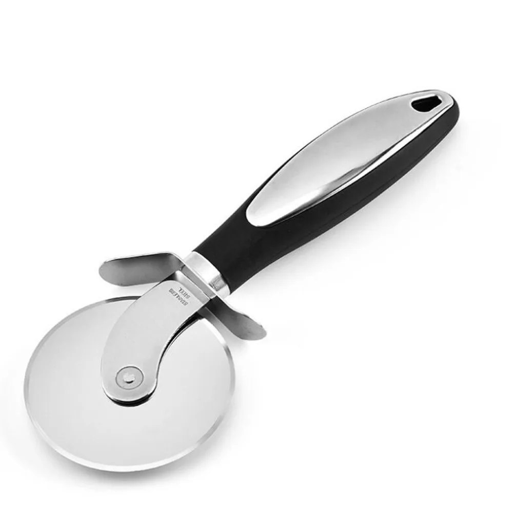 Stainless steel pizza cut cake pastry pancake pie round food slicer wheel slicer blade for easy thin and crisp pizza 30O7 (15)
