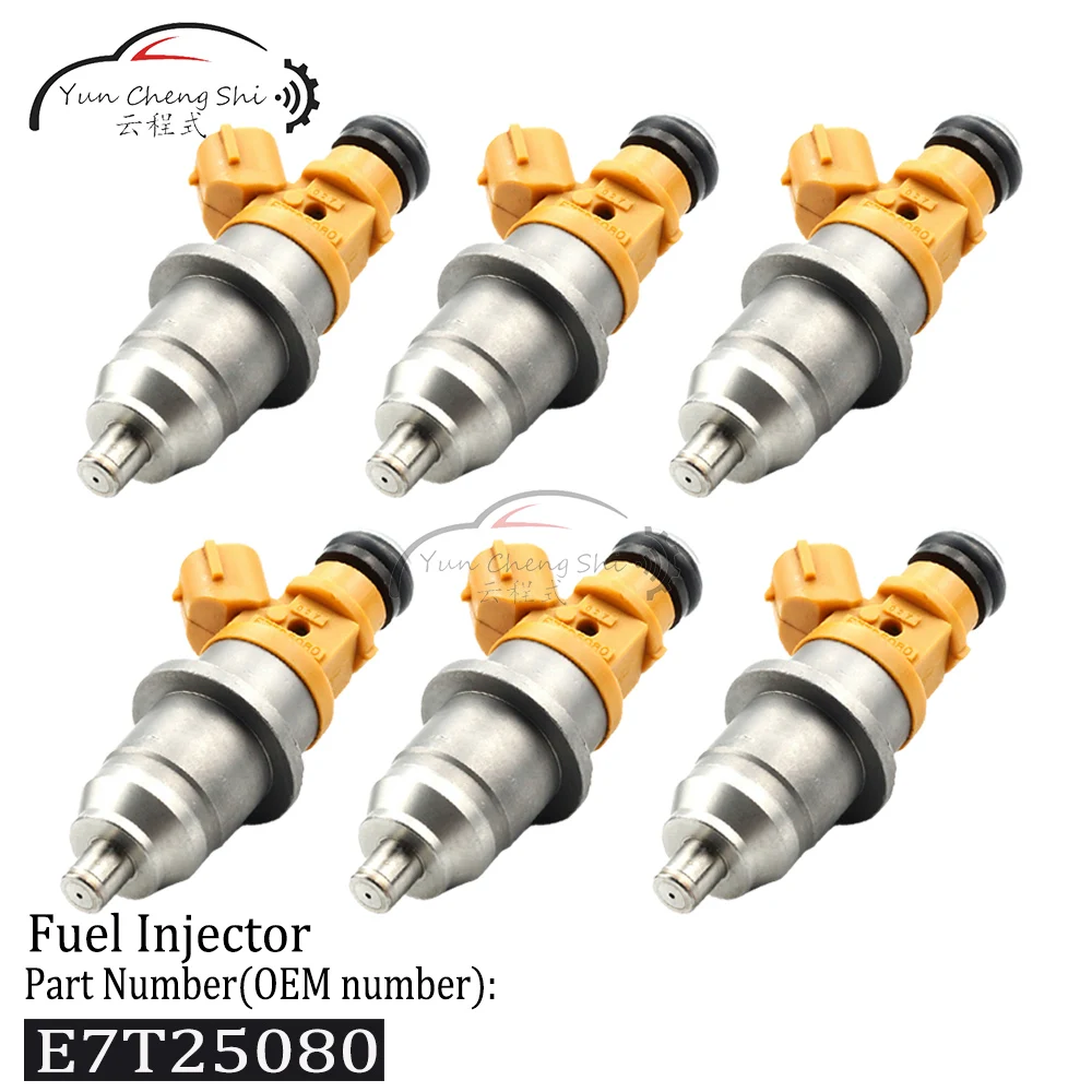 (6 шт.) топливный инжектор E7T25080 E7T05080 MR560555 1465A013 1465A011 1465A012 для Mitsubishi Pajero Montero Shogun V65 3