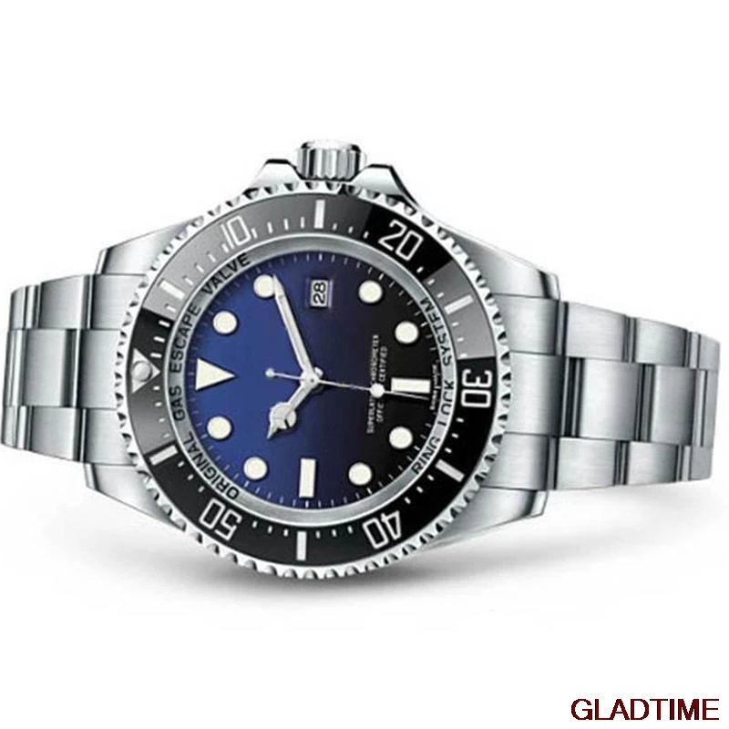 

2019 Gold 126660 Mechanical Automatic Blue Black AAA Designer water proof Men Watch Mens Watches Top Brand Luxury Wristwatches