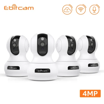 

Ebitcam Wireless Wifi Security Camera Set Cloud IP Camera PTZ 4MP Home Security Cameras System Wireless IP Cameras Wifi Indoor