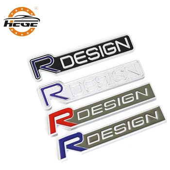 

Car 3D metal RDESIGN logo Sticker for Volvo XC90 S60 CX60 S80 V40 S40 XC70 V60 XC40 V90 Trunk Emblems Badge body Fender stickers