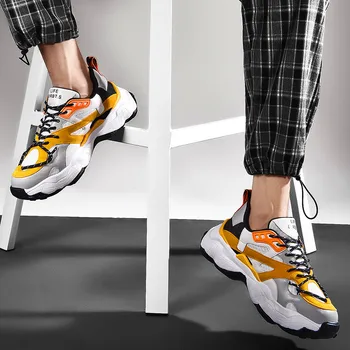 

2020 Fly Weave Comfortable Fitness Men Sneakers Hot Sale Brand Running Shoes for Men Mesh Breathable Spring Men Sports Shoes