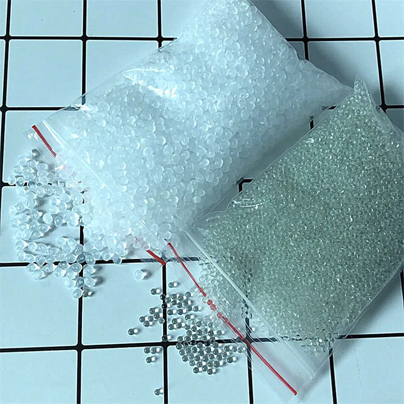 100g/bag Plasticine Molds Rice and Fishbowl Beads for Slime Polymer Clay Charms DIY Glue Mud Crafts Materials Crystal Mud Filler