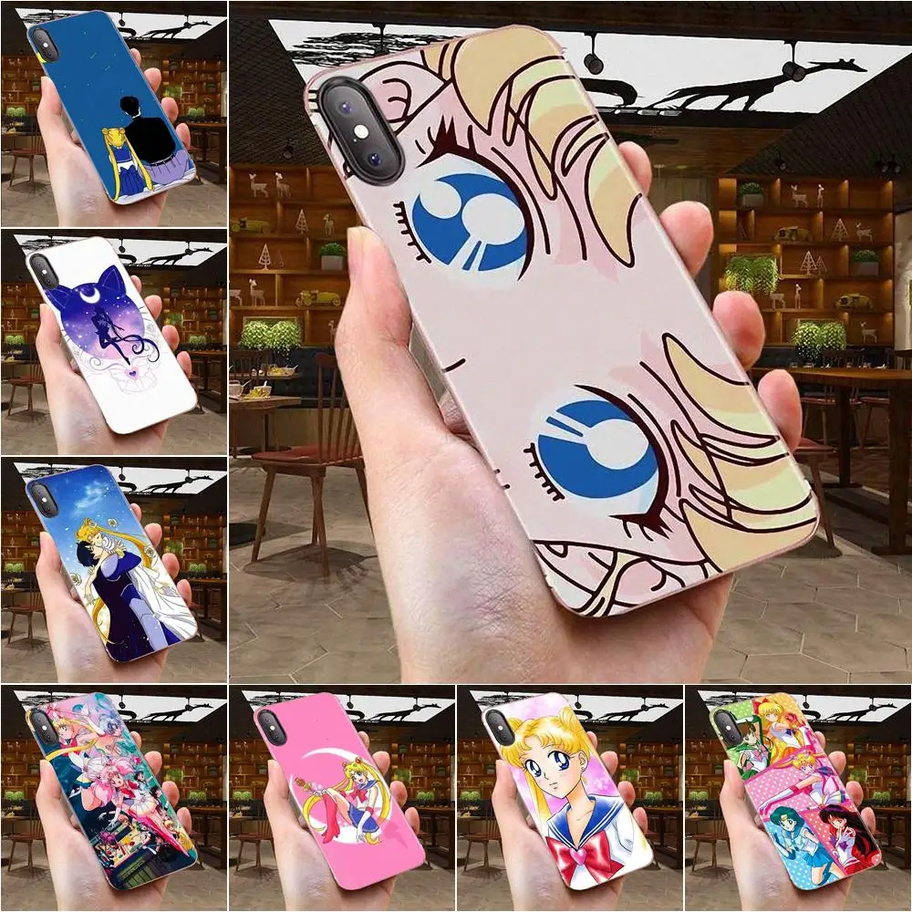 Силиконовый чехол с милым Сейлор Мун для Xiaomi Mi3 Mi4 Mi4C Mi4i Mi5 Mi 5S 5X 6 6X 8 SE Pro Lite A1 Max Mix 2 Note