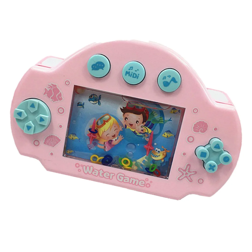 Novelty Toys Water Ring Toss Child Handheld Game Machine Parent-Child Interactive (Marine Animal)