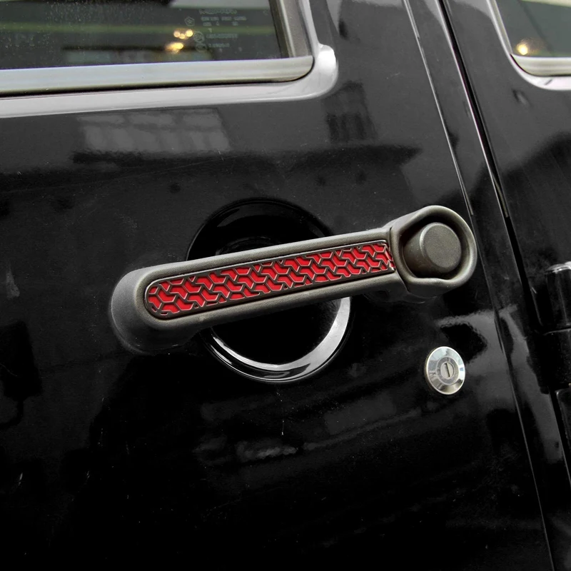 Накладка на ручку двери автомобиля для Jeep Wrangler JK& Unlimited 2007- 2 двери