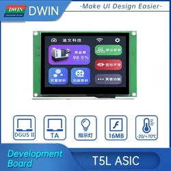 Dwin 3.5 polegada hmi tela de toque 320*240 tft dgus display inteligente módulo lcd arduino painel toque plc lcm modbus ttl cmos