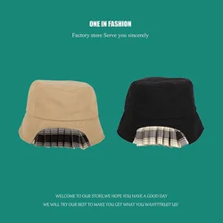 Black Fisherman Hat Female Early Spring and Summer Thin Section Tide Brand Niche Folds New Sunscreen Bucket Hat