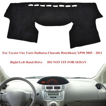 

Car Dashboard Cover Dash Mat Carpet For Toyota Vitz Yaris Daihatsu Charade Hatchback XP90 2005 – 2011 LHD RHD Auto Dashmat 2010