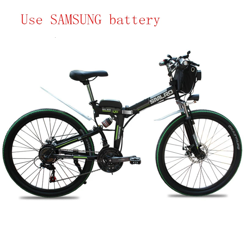 SAMSUNG 48v17.5A500W Можно выбрать samsung batteryEuropean уровень Smlro качество DX3 складной электрический велосипед 48 В 350 Вт bicicleta Электрический - Цвет: SAMSUNG 48v17.5A500W