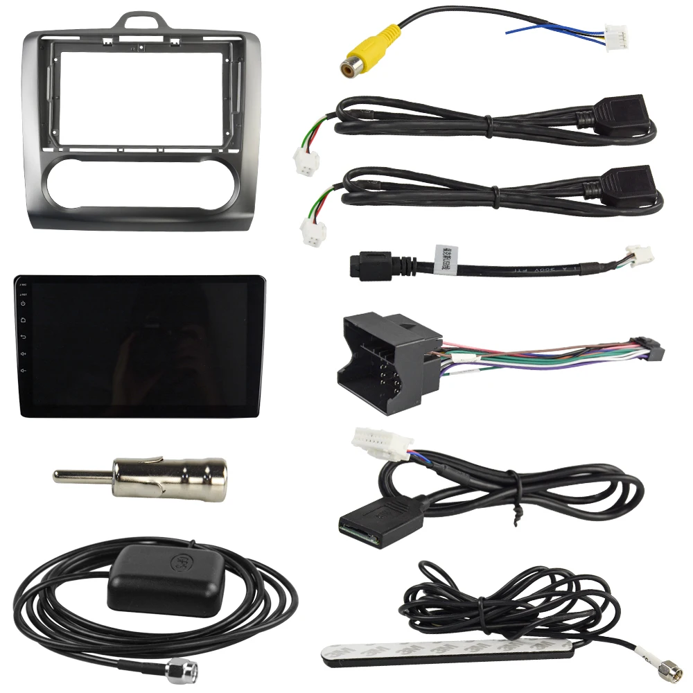 Sale EKIY 9" IPS Android 9.0 Car Radio DVD Multimedia 4G for Ford Focus 2004-2011 GPS Navigation Stereo Auto BT Video MP3 MP5 Player 5