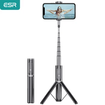 

ESR Bluetooth Phone Holder Selfie Stick Connect by Smart Phone Handheld Portable Camera Tripod Wireless Remote for iPhone Huawei