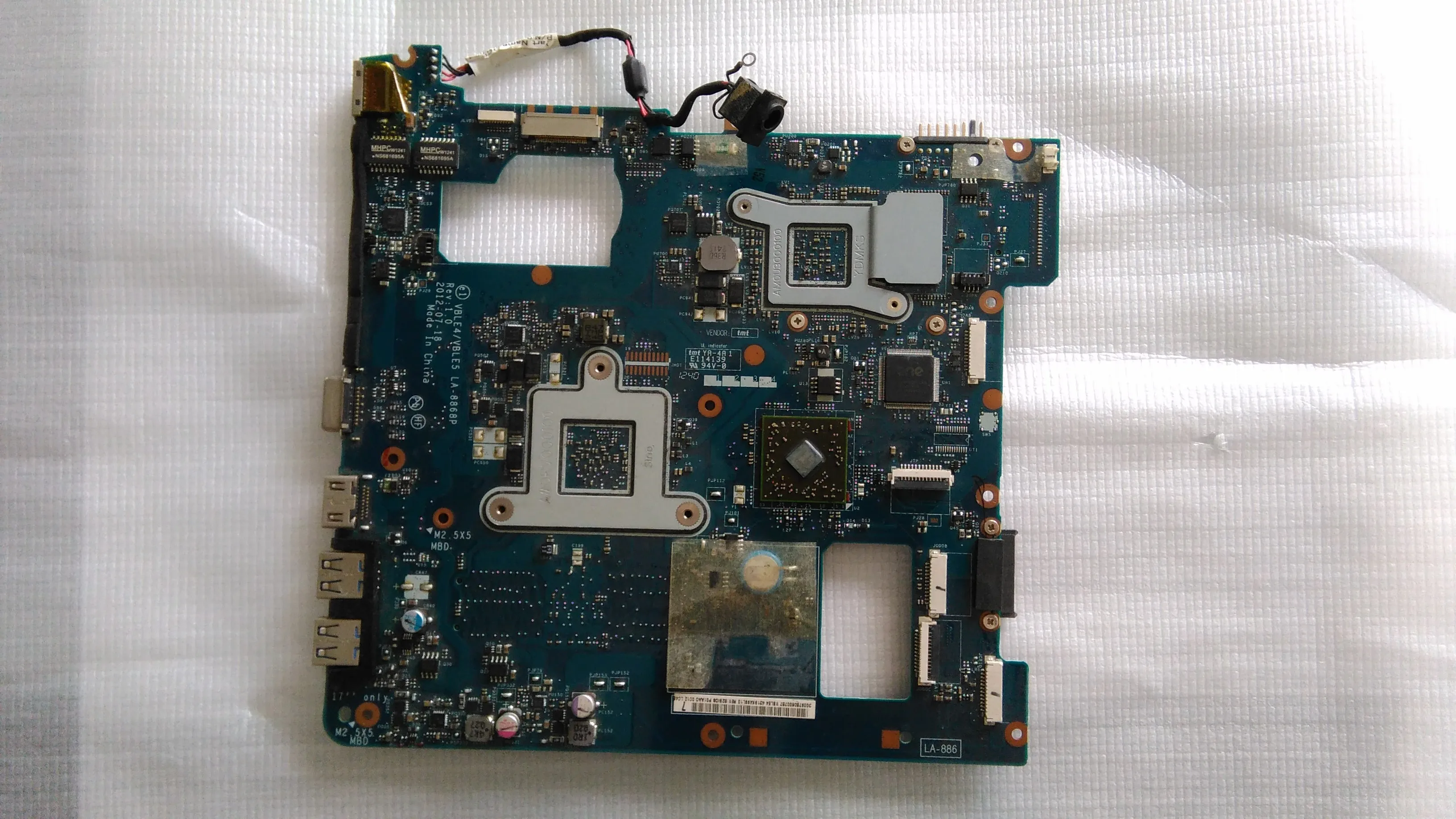 BA59-03420A VBLE4 VBLE5 LA-8868P ноутбук материнская плата для Samsung NP355E5C Процессор DDR3 основная плата работает