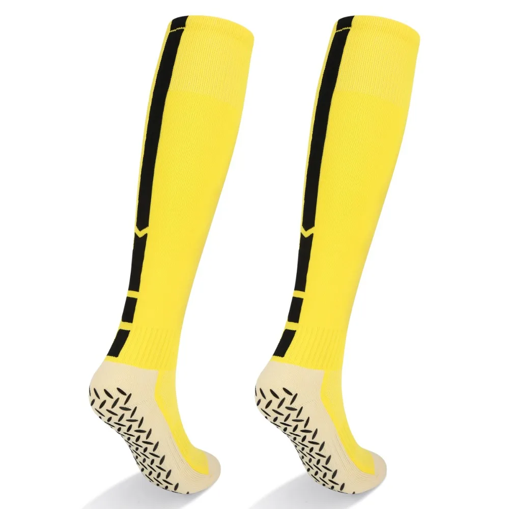 YUEDGE мужские Противоскользящие спортивные носки хлопковые Гольфы футбольные футбольный носок