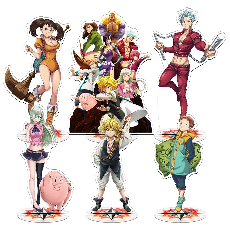 Anime The Seven Deadly Sins Cosplay Stand Acrylic Cartoon Model Christmas Gift 