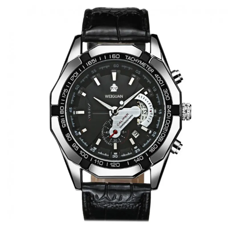 Men's Non Mechanical Watch Waterproof Calendar Luminous Steel Band Men's Watch Multifunctional Quartz Watch Student Watch
