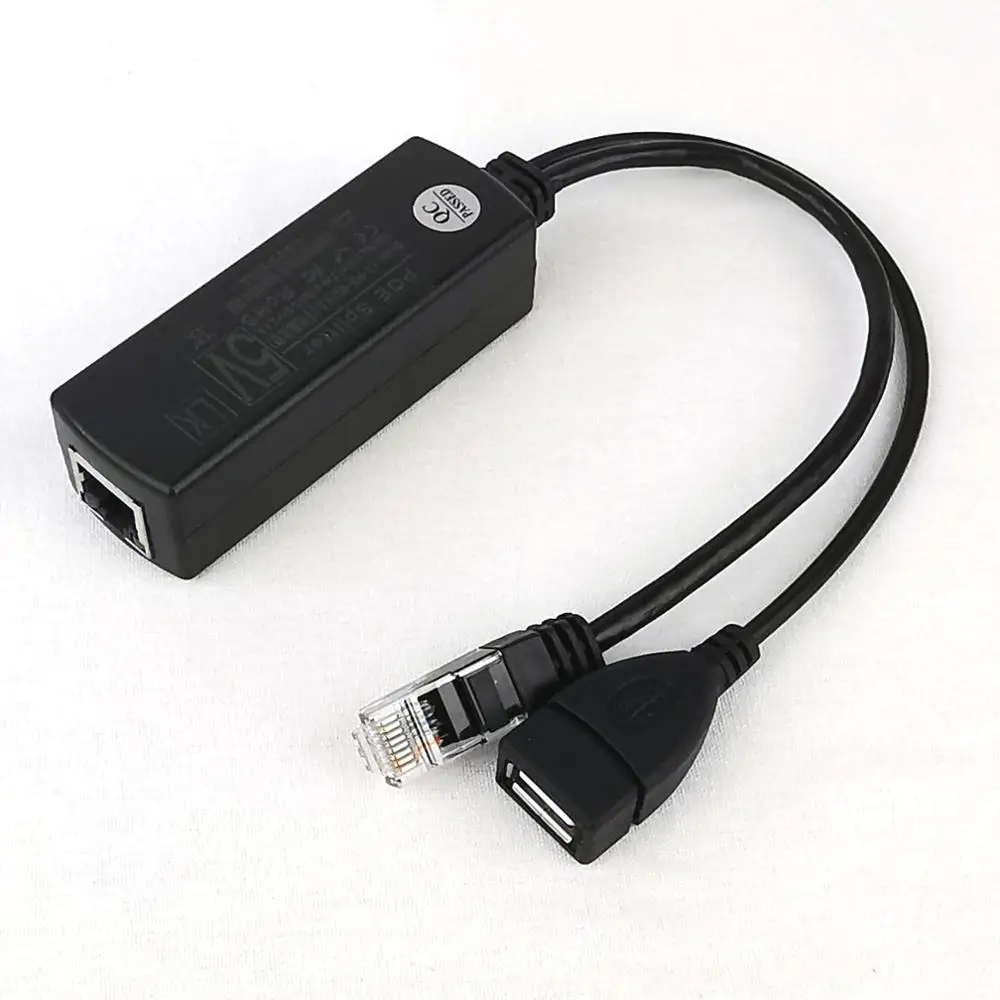 DSLRKIT Gigabit активный сплиттер PoE 5V 5 2 V 2.4A USB TYPE A Female Orange pi 802.3af|Коробки передач и