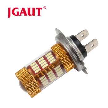 

JGAUT H7 SMD 7020 SMD 51 Car Headlight 80W 12V-24V 3000LM LED Fog Lihgt 6000K White Driving Lamp Bulb Universal For All Cars