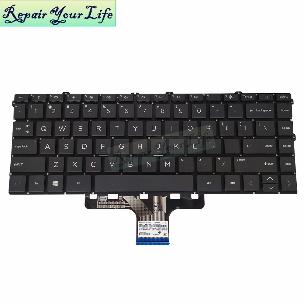 New Replacement Keyboards for HP pavilion X360 14 DV 2020 US English black  laptop keyboard without frame L96524 L85711 001 sale