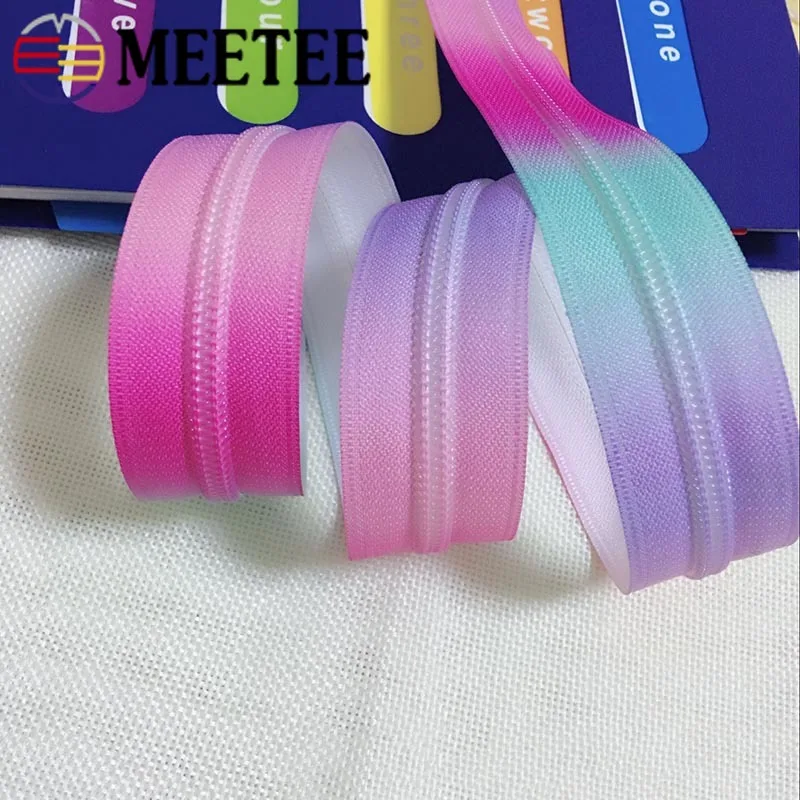

2/5/10m Eco-friendly 5# Nylon Zippers for Sewing Bags Coat pencilcase Garment Decor Zips Coat Garment DIY Repair Accessories