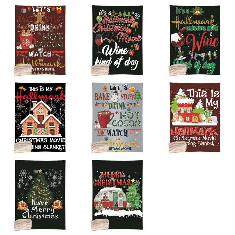 Домашнее 3D бархатное одеяло мягкое праздничное рождественское одеяло с принтом двустороннее комфортное детское домашний текстиль Одеяло для взрослых