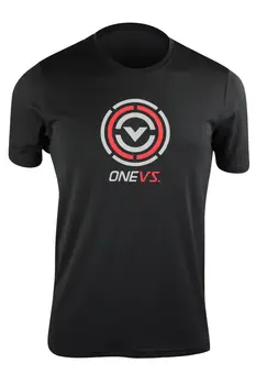 

Virus Mens Stay Cool Ring Tech T-Shirt - Black/Red