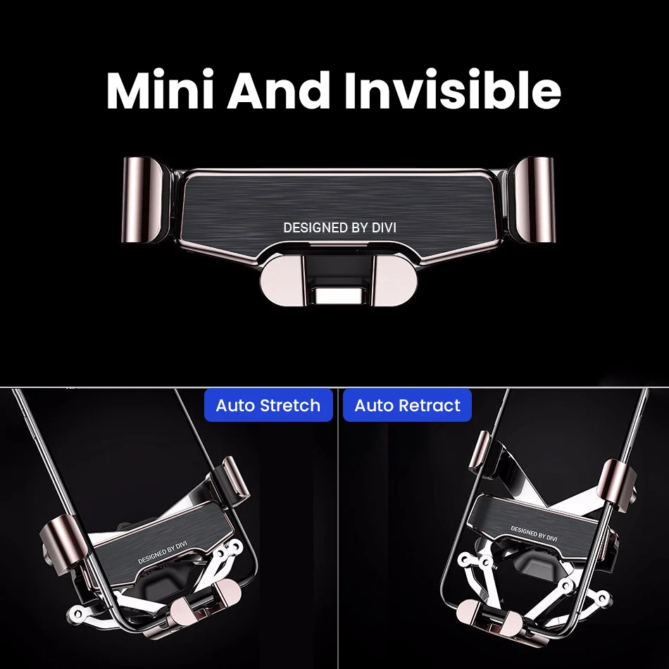 Skup DIVI Gravity telefon samochodowy uchwyt na samsunga huawei xiaomi samochód odpowietrznik zacisk mocujący dla iPhone 11 X Xs Max xiaomi uchwyt na telefon do samochodu