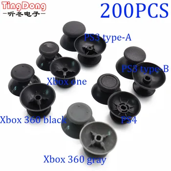 

200pcs 3D Analog Joystick Stick Module Mushroom Cap For Sony PS4 Playstation 4 PS3 Xbox one Xbox 360 Controller Thumbstick Cover
