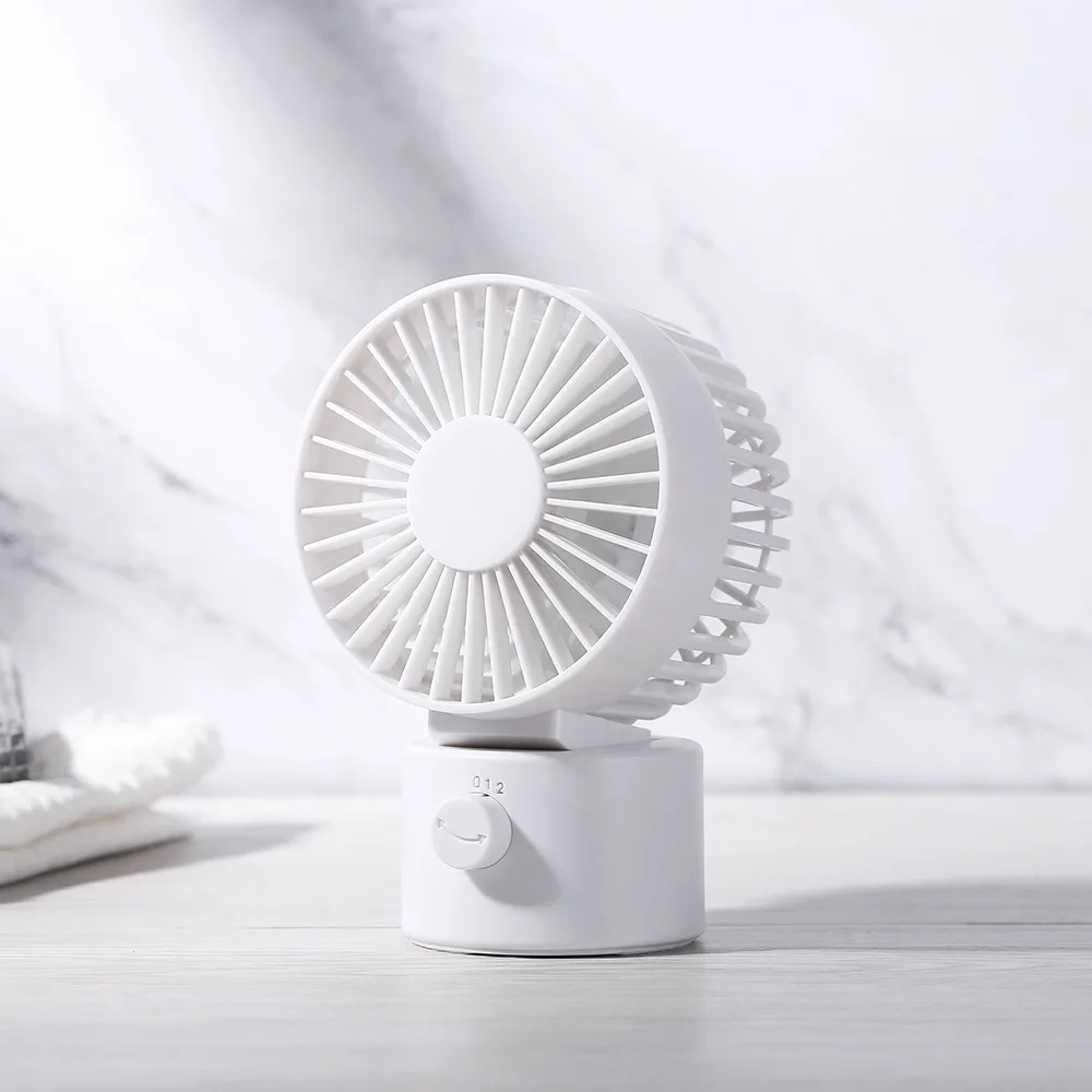 Стиль мини немой Электрический вентилятор USB Настольный вентилятор Простая Мода встряхнуть головка Тип маленький вентилятор