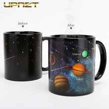 Новые стильные керамические чашки меняющие цвет кружка молоко