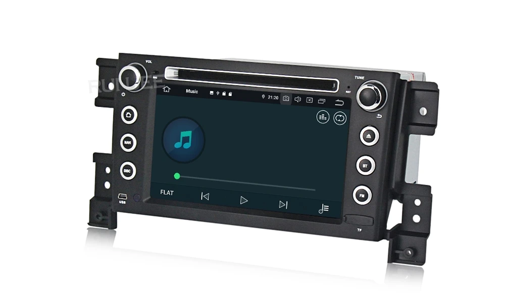 RUNJEE 2 Din PX6 Android 9 Авто Радио автомобильный мультимедийный плеер для SUZUKI/Grand Vitara автомобильный стерео ram 4 Гб rom 64 Гб DSP BT wifi