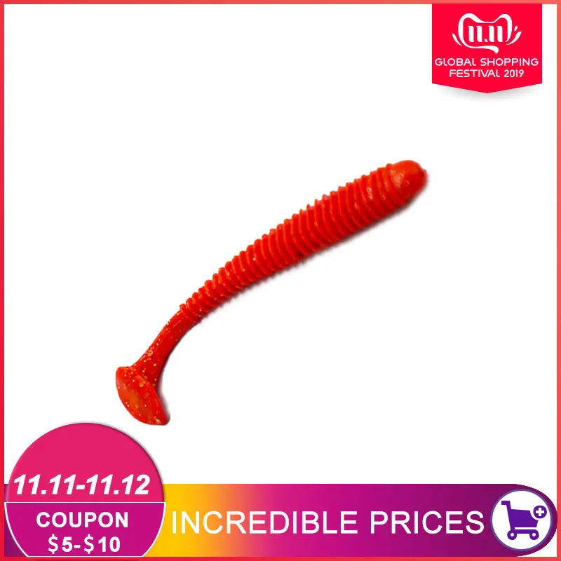 Приманка для рыбалки 2019new Мягкая приманка на окуня 8 75 см fishing lure soft easy shinerwinter fishing | Наживки -32838877413