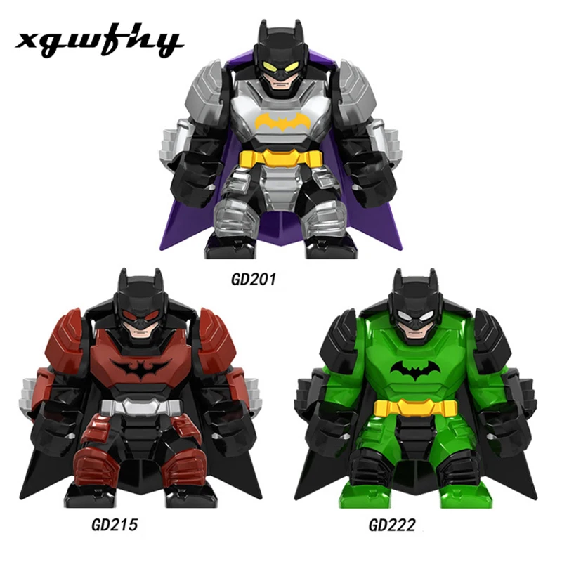 

Large building block super hero character venom hulk Batman Spiderman Iron Man compatible building blocks children's toys JM8