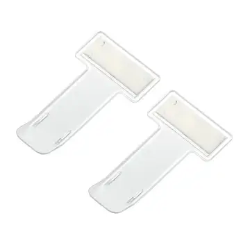 

2pcs Car Parking Timing Document Folder Vehicle Parking Holder Sticker Card Interior Accessories Clip Permit Clip Ticket Ti Y9M2