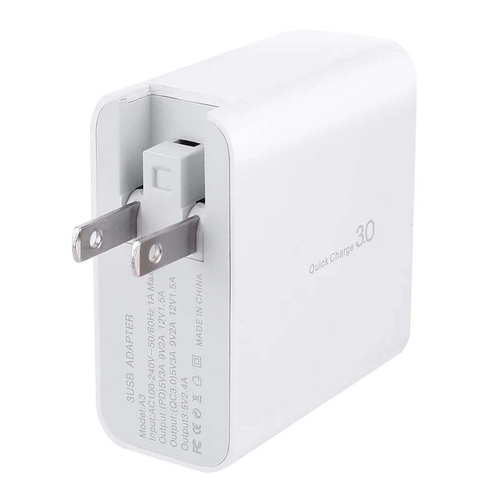 Ouhaobin 3 порта USB QC 3,0 18 Вт Быстрая зарядка usb-хаб настенное зарядное устройство адаптер питания США Разъем для iPhone 11/11 Pro