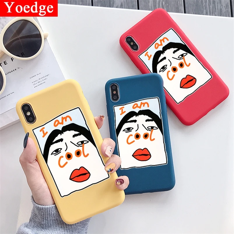 

Fashion Color Matte Phone Cases For iPhone XS Max XR X 10 8 7 6 6S Plus 7Plus Soft TPU Back Cover Capa Fundas For iPhone X Case
