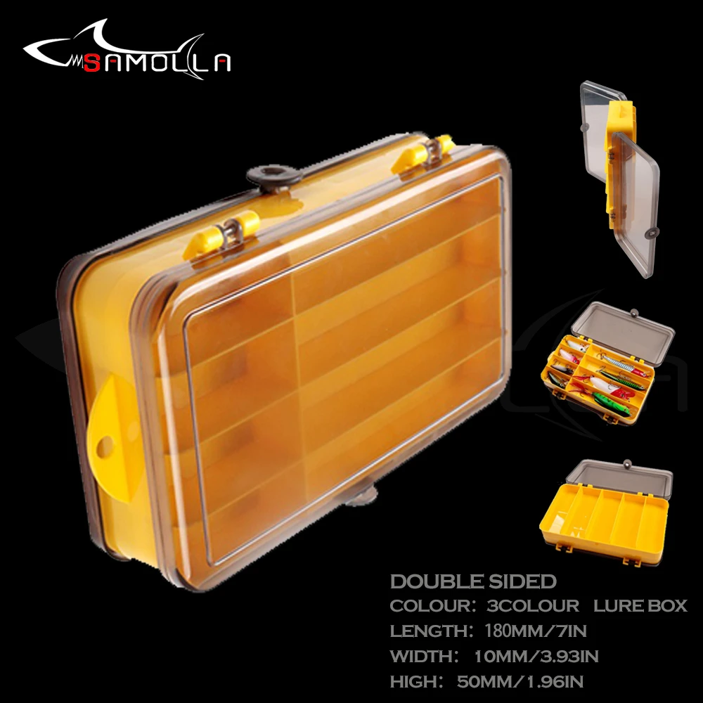Double Sided Fishing Tackle Box Lure Hook Fishing Bait Lure Hook