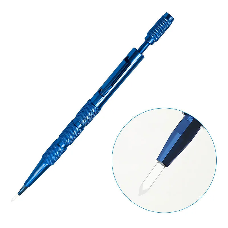 Ophthalmic Straight double lancet Sapphire Keratome blades knife | Красота и здоровье