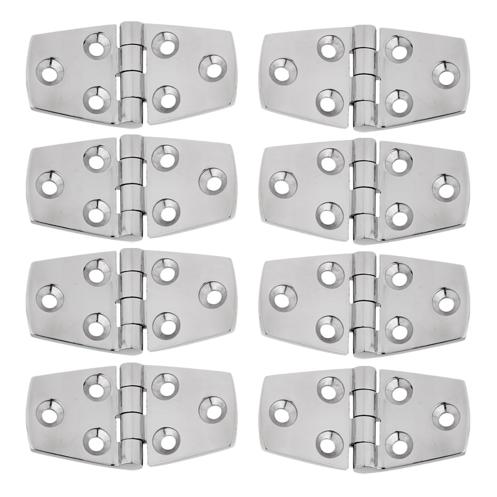 8 шт. 316 нержавеющая сталь литье петля дверная петля для лодки яхты RV 76x38 мм