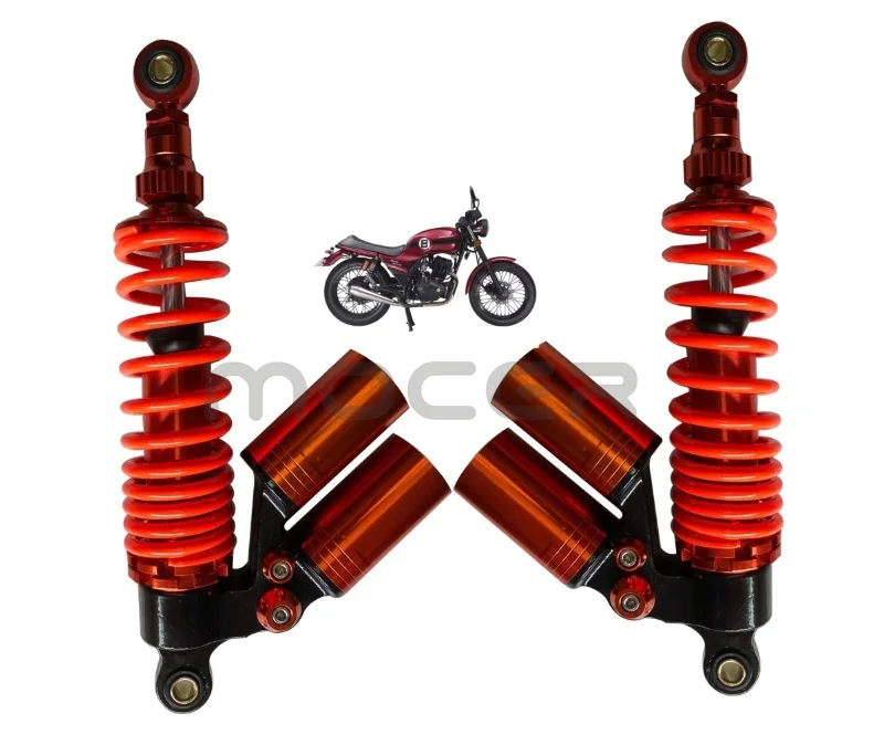 

Universal 12.5 "320mm 1pair Motorcycle Rear Shock Absorber Suspension For Yamaha Motor Scooter ATV Quad Black +Orange