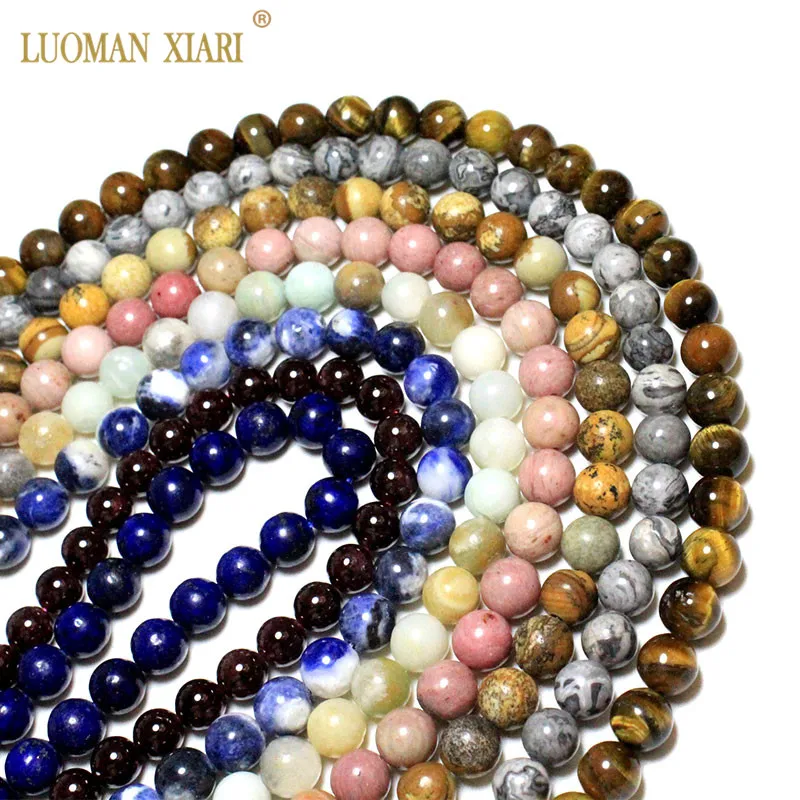 Оптовая Продажа AAA бусины из натурального камня смешанные драгоценные камни