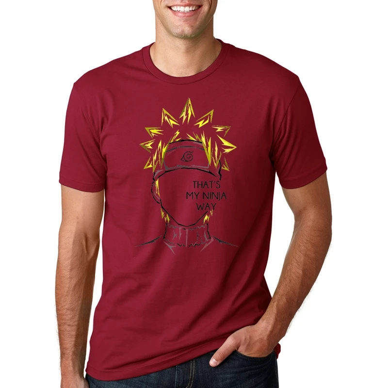 Горячая Распродажа футболка с аниме homme blood youth Uzumaki Наруто модная брендовая