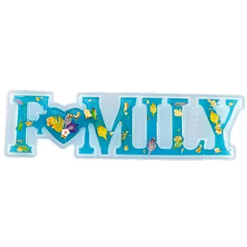 

Diy Crystal Epoxy English Pinyin Alphabet Silicone Mould Creative Digital Pendant Pendant Model Handmade Jewelry