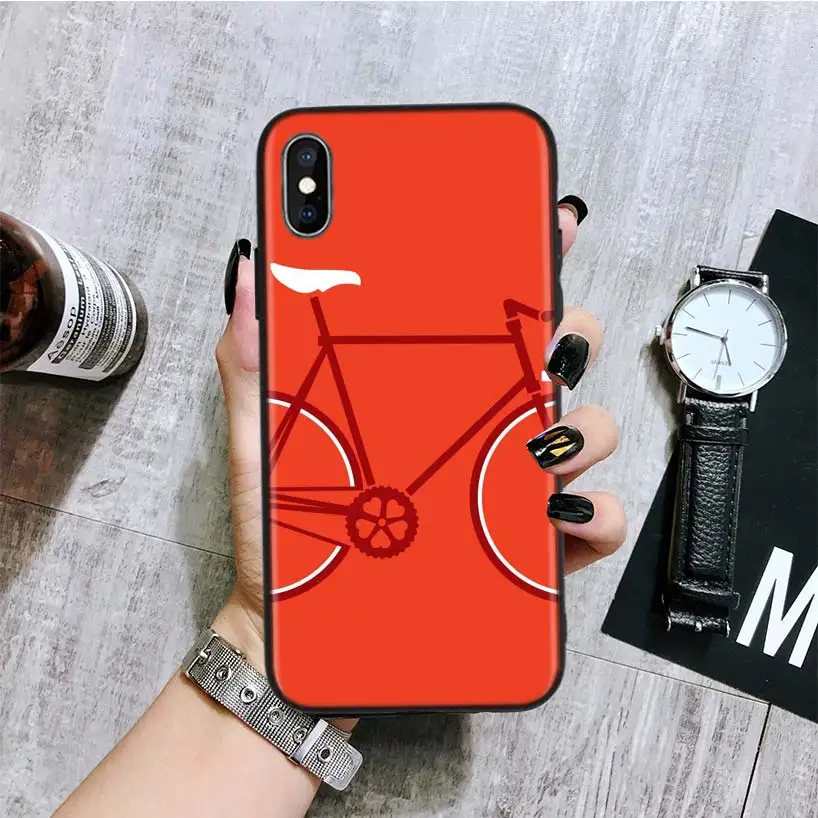 BA209-8 Велосипедный велосипед Спорт Coqu черный чехол для телефона Apple IPhone 11 Pro XS MAX XR 7 8 6 6S Plus X 10 Ten 5 5S SE Coque Shell - Цвет: BA209-8