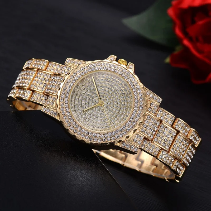 Женская обувь Для женщин часы с бриллиантами роскошный браслет наручные часы женские кварцевые часы Для женщин Стразы Часы