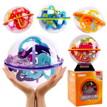 

Maze Ball Labyrinth Toys Challenging Barriers Magic Puzzle Game Independent Play for Children