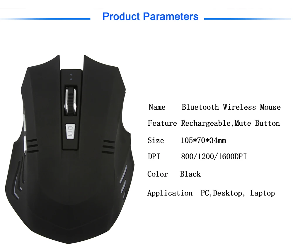mouse bluetooth recarregável